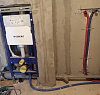 Монтаж водоснабжения и канализации в 2-х санузлах двухкомнатной квартиры